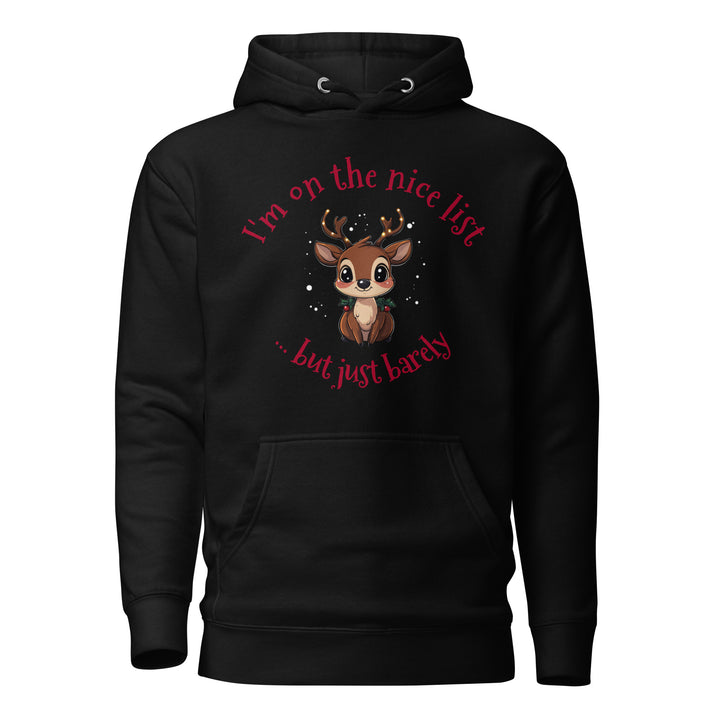 Naughty Nice Reindeer Hoodie