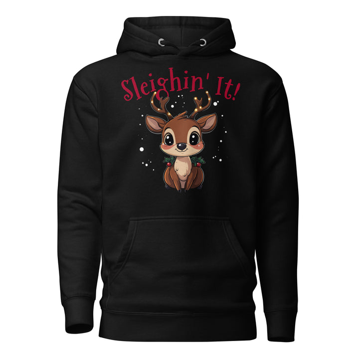 Sleighin It Reindeer Hoodie