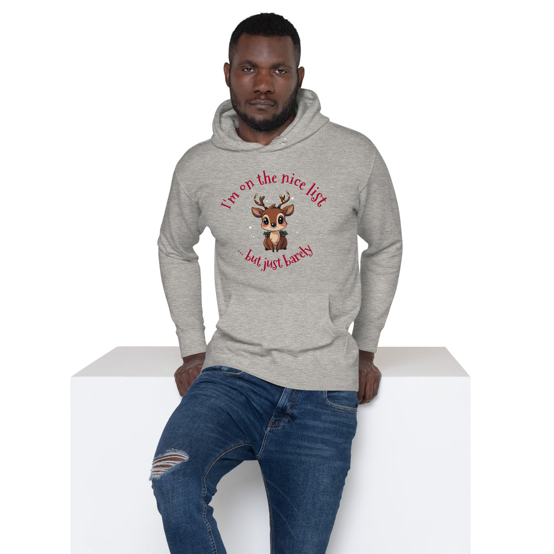 Naughty Nice Reindeer Hoodie