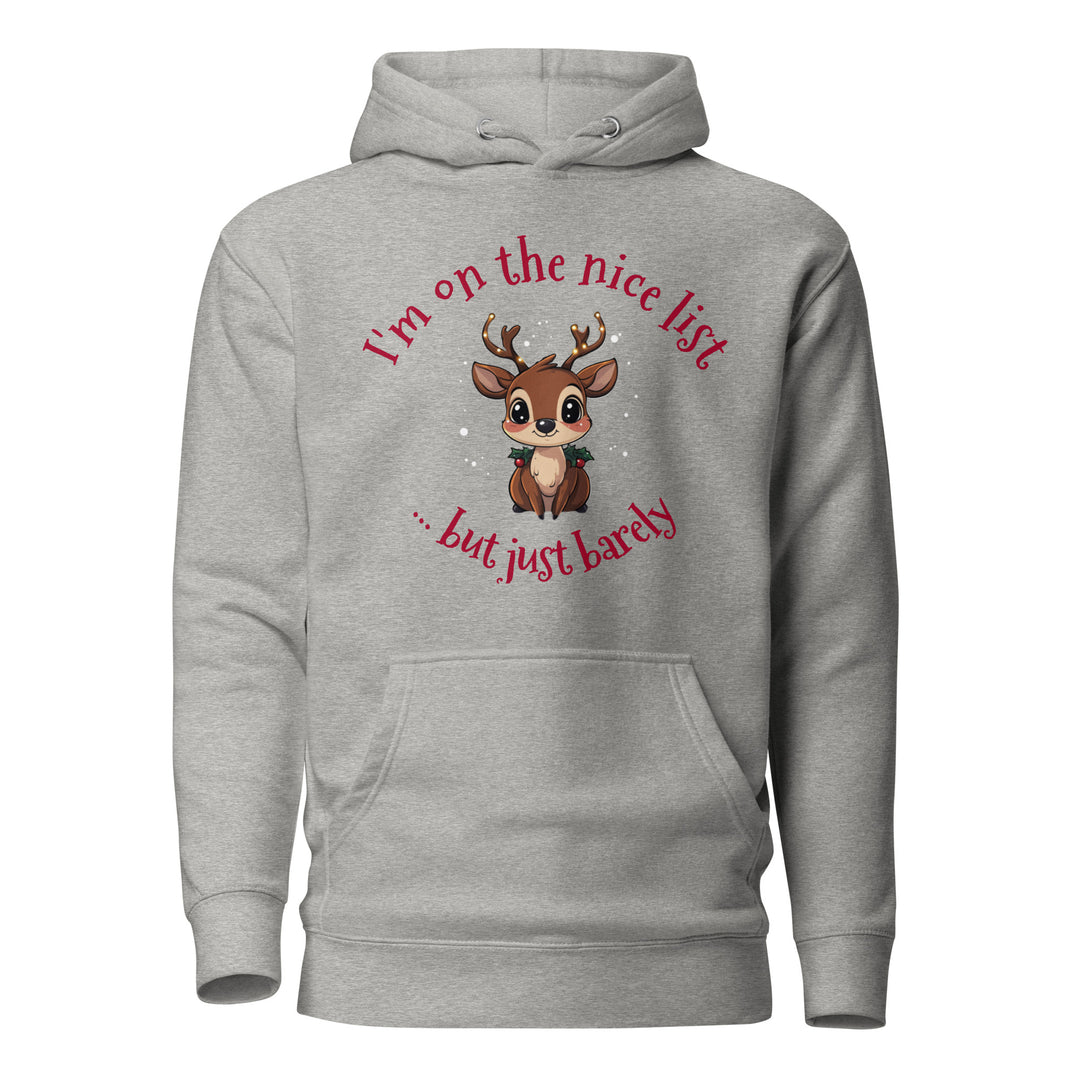 Naughty Nice Reindeer Hoodie