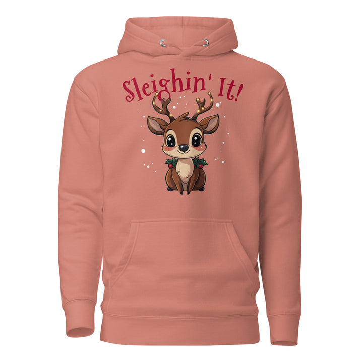 Sleighin It Reindeer Hoodie