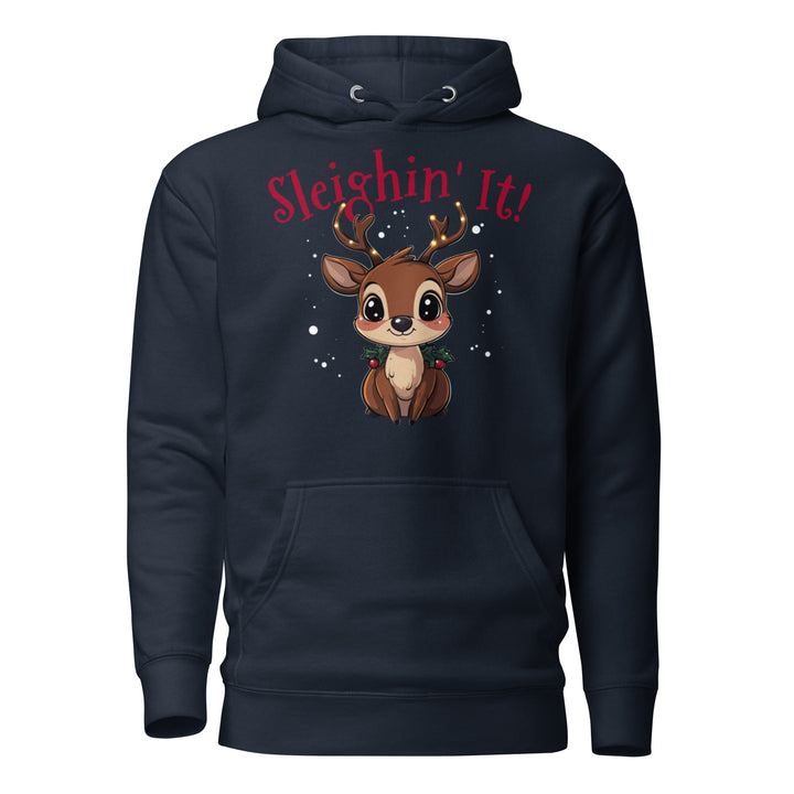 Sleighin It Reindeer Hoodie