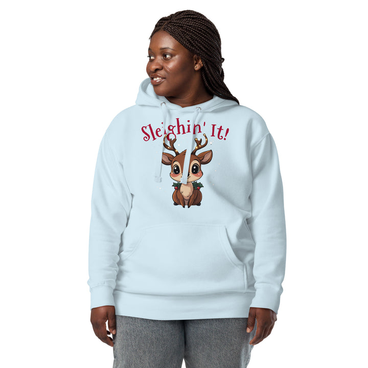 Sleighin It Reindeer Hoodie