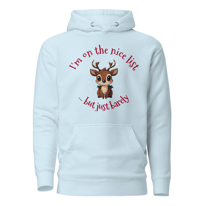 Naughty Nice Reindeer Hoodie