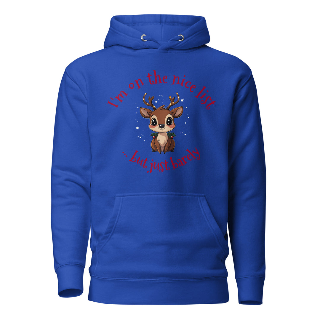 Naughty Nice Reindeer Hoodie