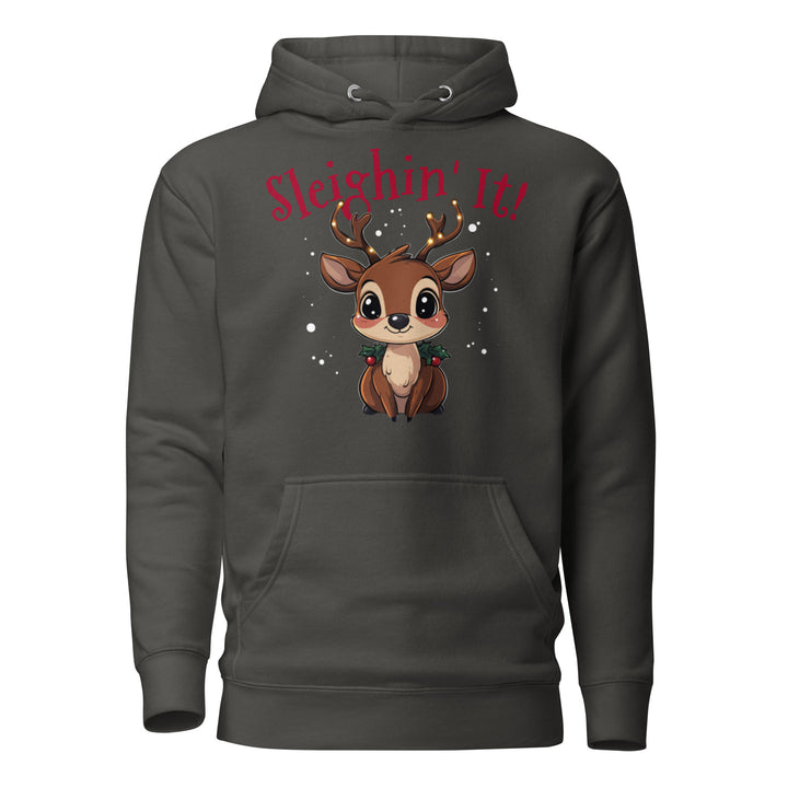 Sleighin It Reindeer Hoodie