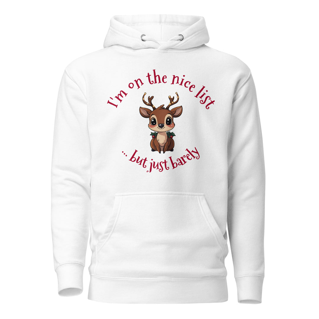 Naughty Nice Reindeer Hoodie