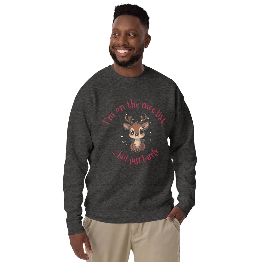 Naughty Nice Reindeer Sweatshirt