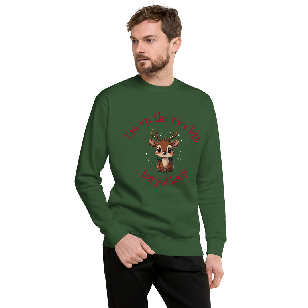 Naughty Nice Reindeer Sweatshirt