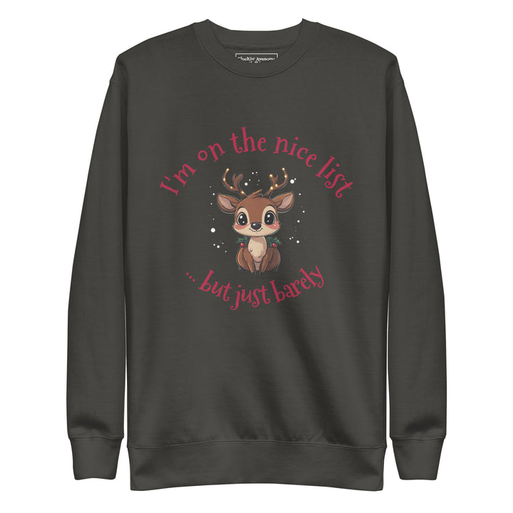 Naughty Nice Reindeer Sweatshirt