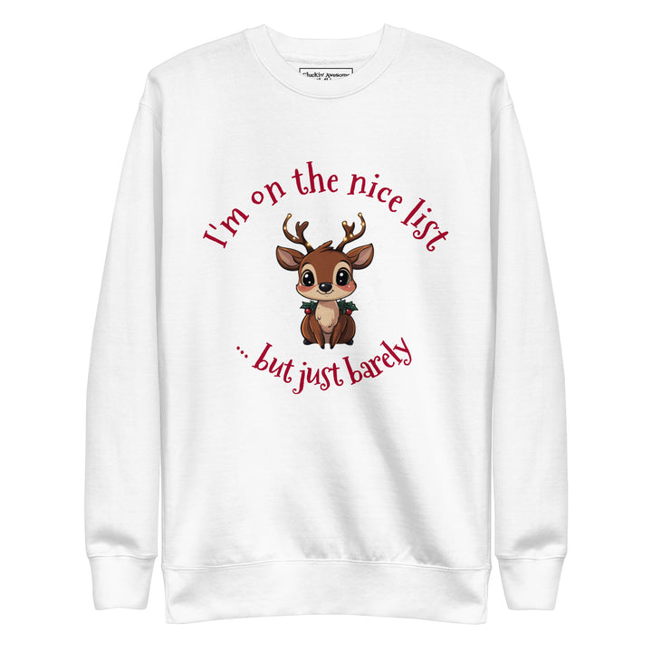 Naughty Nice Reindeer Sweatshirt