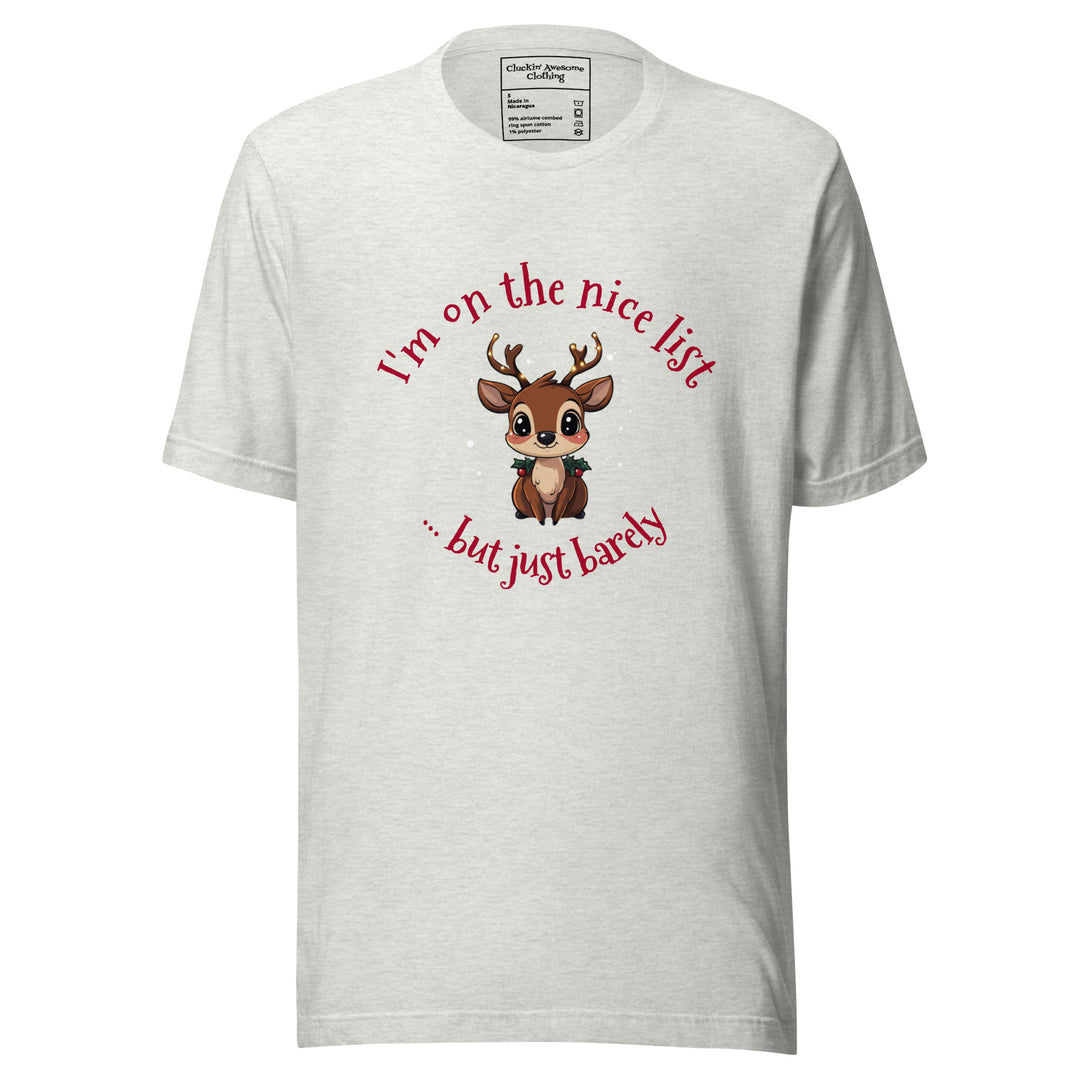 Naughty Nice Reindeer T-shirt