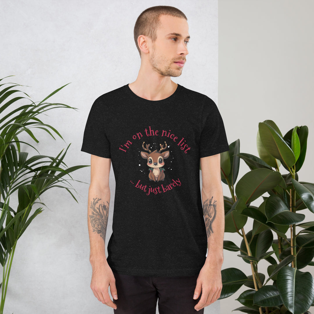 Naughty Nice Reindeer T-shirt