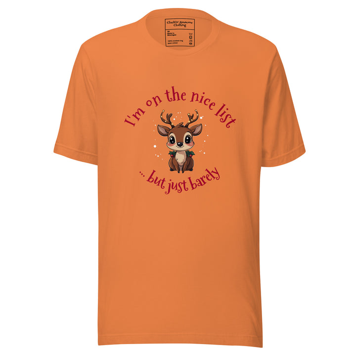 Naughty Nice Reindeer T-shirt