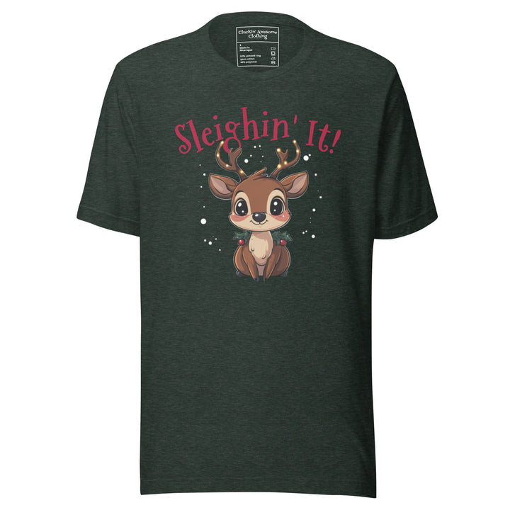 Sleighin It Reindeer T-shirt