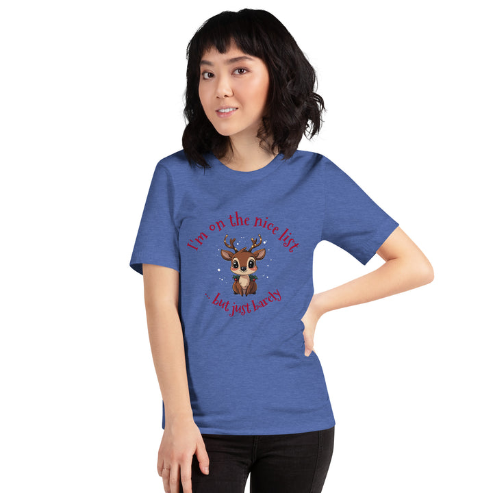 Naughty Nice Reindeer T-shirt