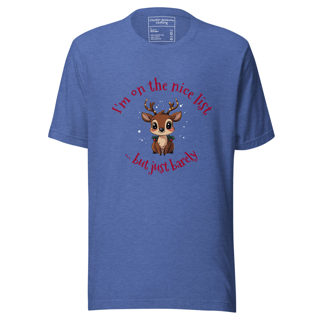 Naughty Nice Reindeer T-shirt