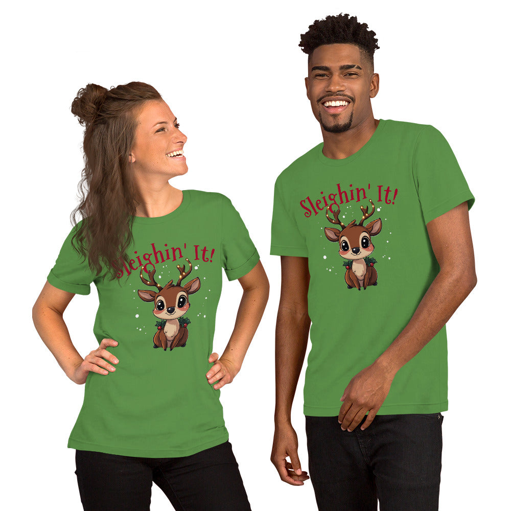 Sleighin It Reindeer T-shirt