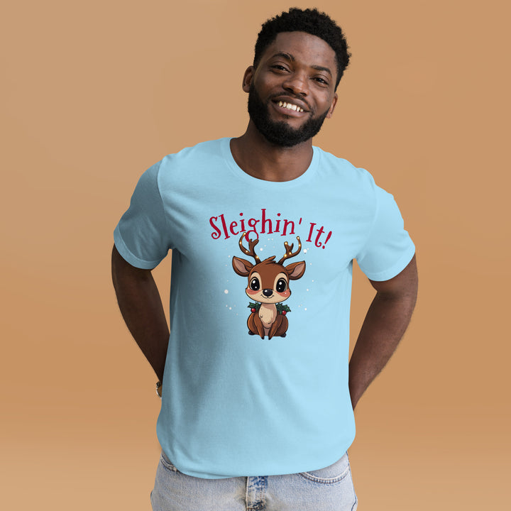 Sleighin It Reindeer T-shirt